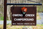 Owens Creek Sign