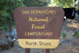 North Shore Campground Sign