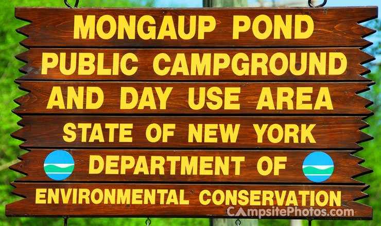 Mongaup Pond Sign