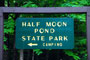 Half Moon Pond State Park Sign