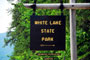 White Lake State Park Sign