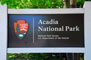 Acadia National Park Sign