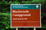 Acadia National Park Blackwoods Sign