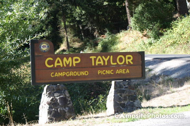 Samuel P Taylor State Park Camp Taylor Sign