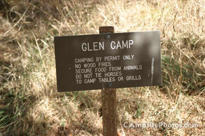 Point Reyes National Seashore Glen Camp Sign