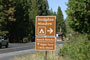 Hodgdon Meadow Campground Sign
