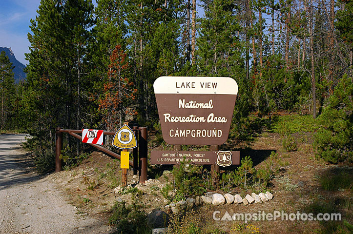 Lake View Sign