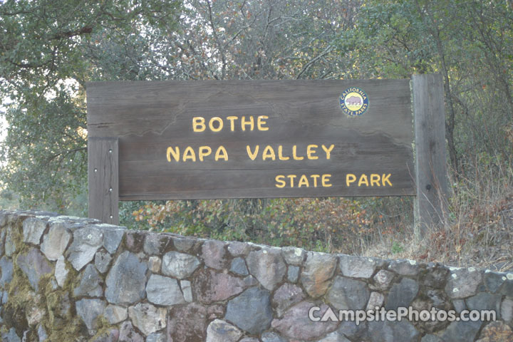 Bothe-Napa Valley State Park Sign