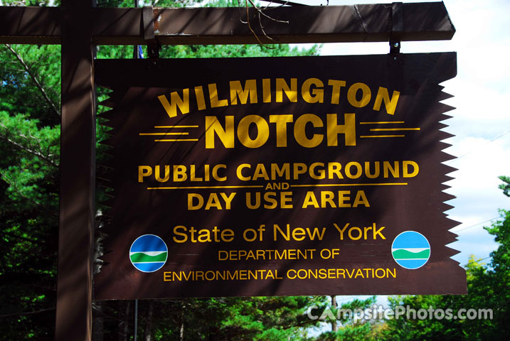 Wilmington Notch Sign