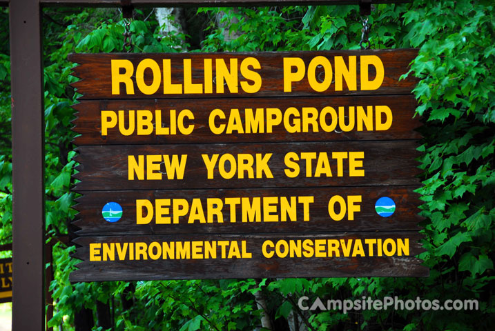 Rollins Pond Sign