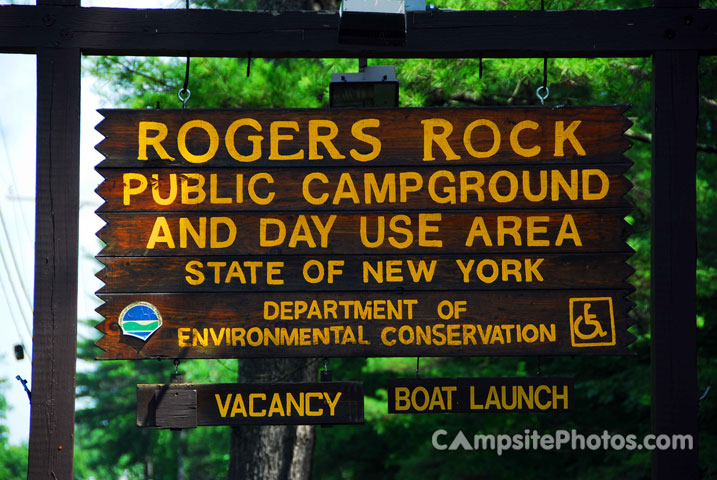 Rogers Rock Sign