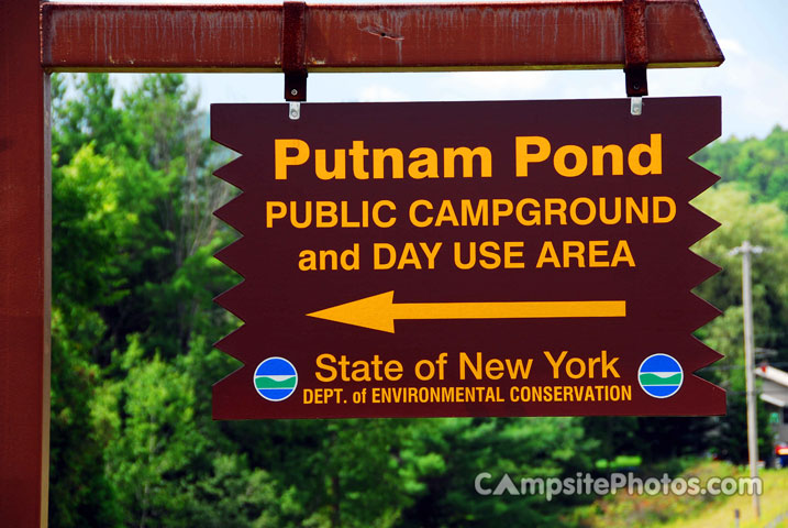 Putnam Pond Sign