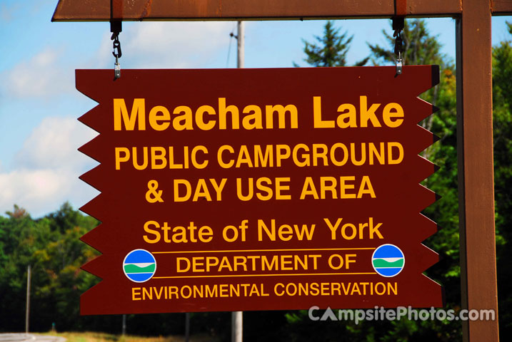 Meacham Lake Sign