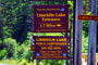 Limekiln Lake Sign
