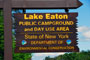 Lake Eaton Sign