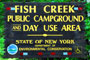 Fish Creek Pond Sign
