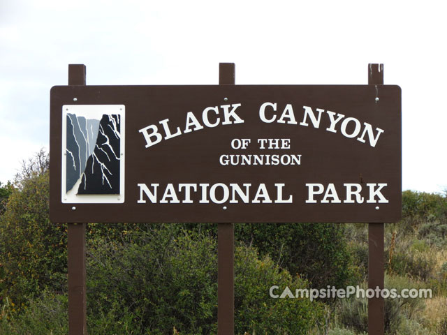 North Rim Black Canyon of the Gunnison National Park Sign