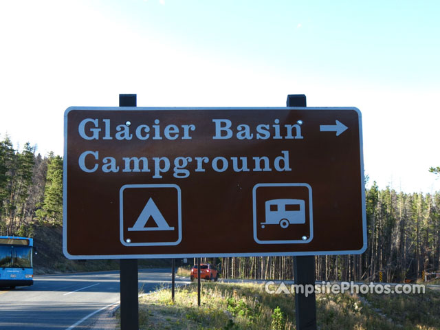 Glacier Basin Sign
