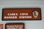 Cades Cove Sign