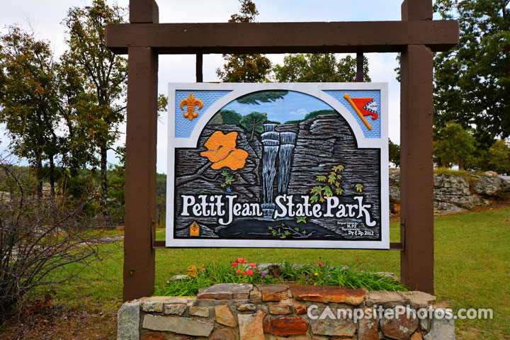 Petit Jean State Park Sign