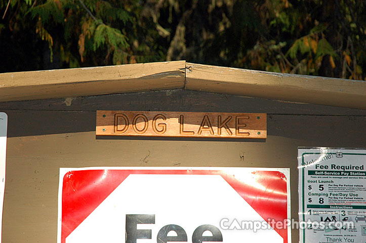 Dog Lake Sign
