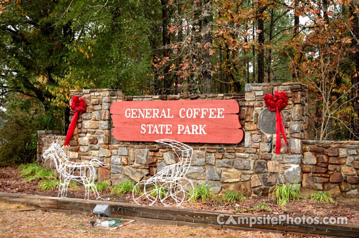 General Coffee State Park Sign