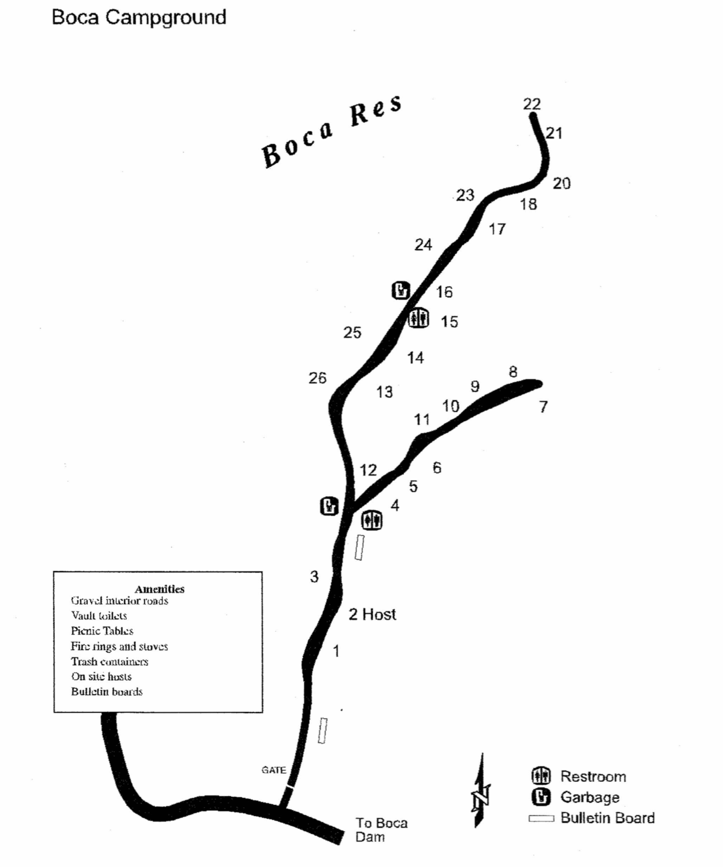 Boca Lake Map
