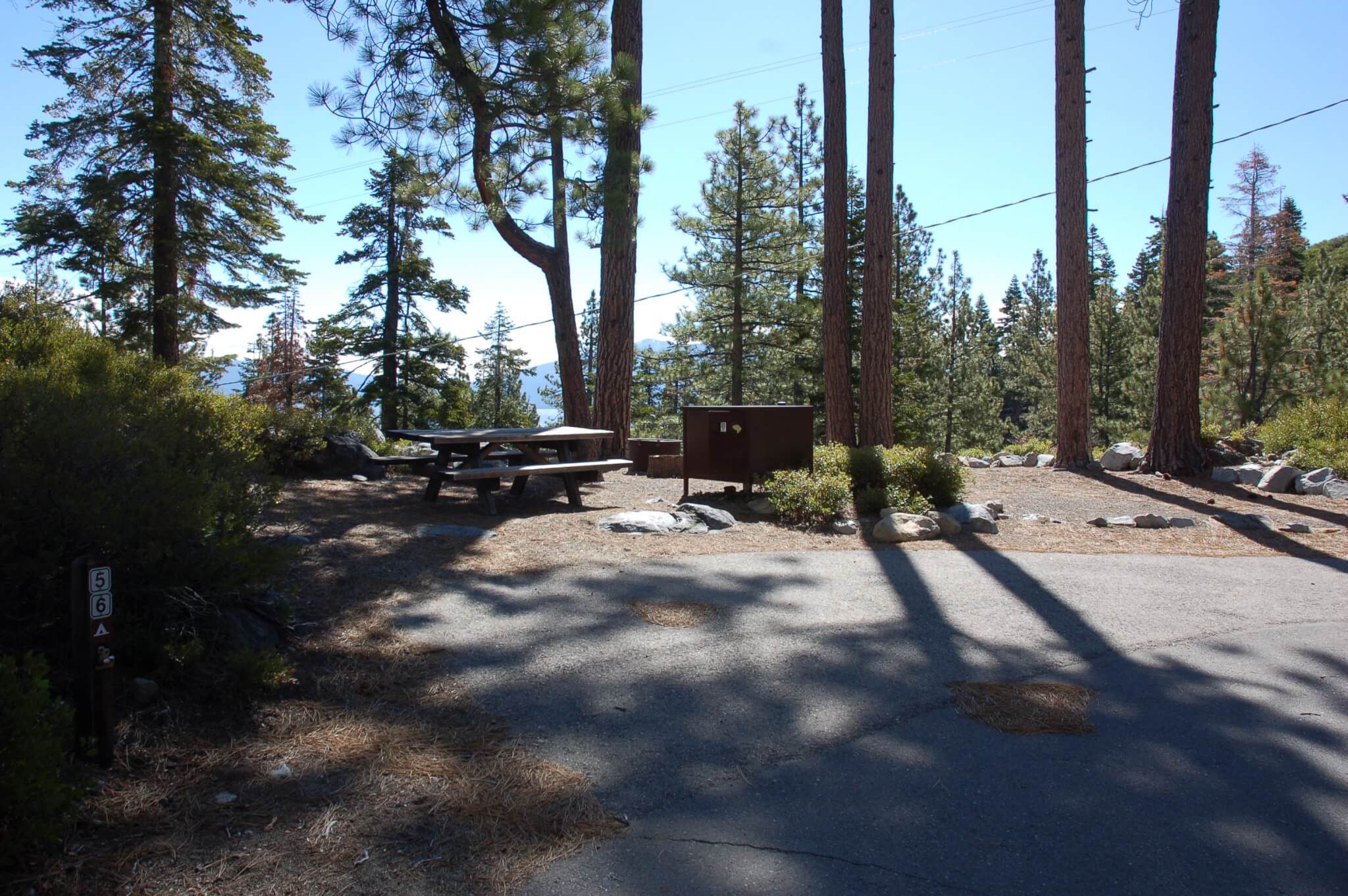 Emerald Bay State Park Site #56 Front View